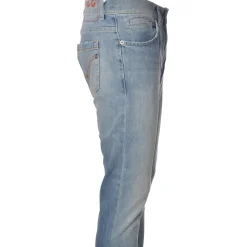 Dondup Trousers-- Regular-Waisted Jeans Model George - Light Blue - Trousers - Luxury Exclusive Collection - Avvenice