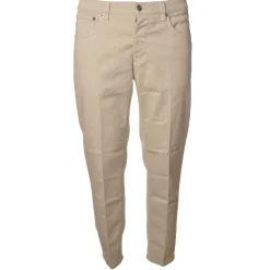 Dondup Trousers-- Soft-Waisted Jeans Model Brighton - White - Trousers - Luxury Exclusive Collection - Avvenice