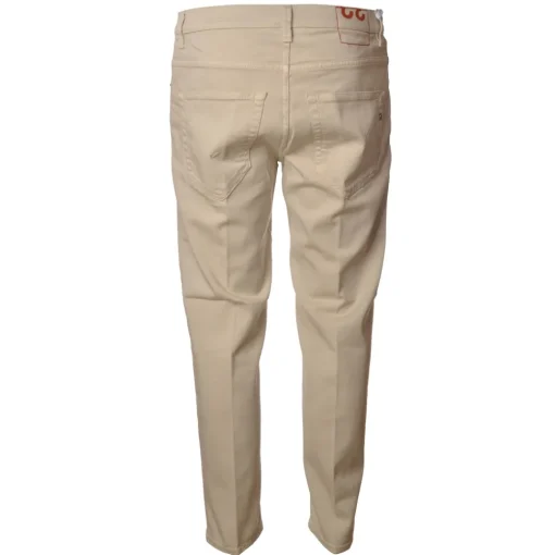 Dondup Trousers-- Soft-Waisted Jeans Model Brighton - White - Trousers - Luxury Exclusive Collection - Avvenice