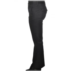 Dondup Trousers-- Spotted Pattern Trousers - Black - Trousers - Luxury Exclusive Collection - Avvenice