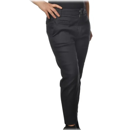 Dondup Trousers-- Tapered Leg Trousers - Blue - Trousers - Luxury Exclusive Collection - Avvenice