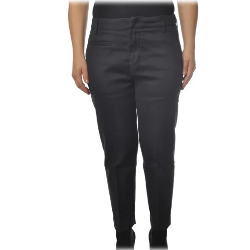 Dondup Trousers-- Tapered Leg Trousers - Blue - Trousers - Luxury Exclusive Collection - Avvenice