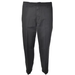 Dondup Trousers-- Trousers in Faded Cotton - Grey - Trousers - Luxury Exclusive Collection - Avvenice