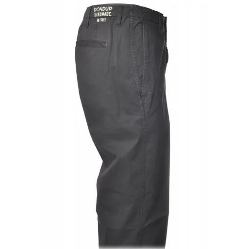 Dondup Trousers-- Trousers in Faded Cotton - Grey - Trousers - Luxury Exclusive Collection - Avvenice