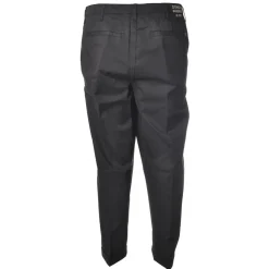 Dondup Trousers-- Trousers in Faded Cotton - Grey - Trousers - Luxury Exclusive Collection - Avvenice