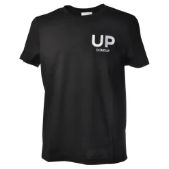Dondup T-shirt-- T-shirt with Contrasting Embroidery - Black - T-shirt - Luxury Exclusive Collection - Avvenice
