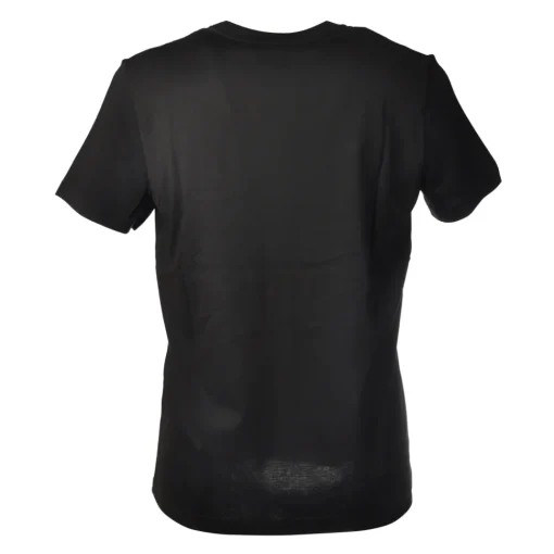 Dondup T-shirt-- T-shirt with Contrasting Embroidery - Black - T-shirt - Luxury Exclusive Collection - Avvenice