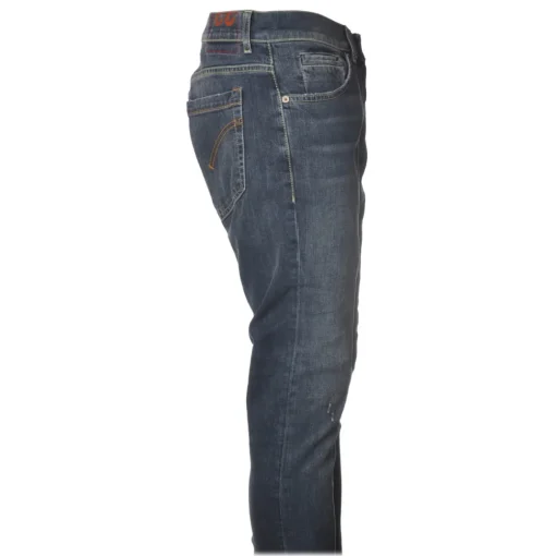 Dondup Trousers-- Washed Tapered Leg Jeans - Blue Jeans - Trousers - Luxury Exclusive Collection - Avvenice