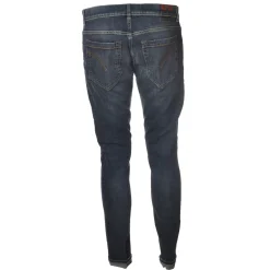 Dondup Trousers-- Washed Tapered Leg Jeans - Blue Jeans - Trousers - Luxury Exclusive Collection - Avvenice