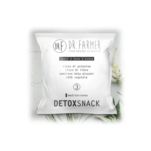Dr. Farmer Bread & Derivatives-- Biodetox Snack - Mediterranean - 6 Pieces - 100 % Organic - 100 % Italian - 100 % Vegan - Organic Snack - Avvenice