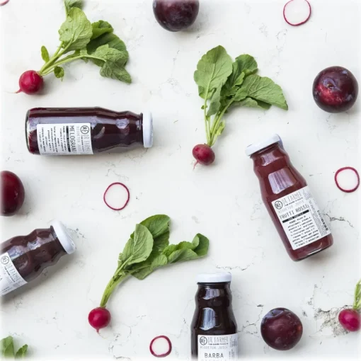 Dr. Farmer Juices-- Smoothie Pure Juice 100 % - Red Fruits - 100 % Organic - 100 % Italian - 100 % Vegan - Organic Juices - Avvenice