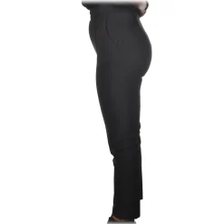 Elisabetta Franchi Trousers-- High-Waisted Straight Leg - Black - Trousers - Made in Italy - Luxury Exclusive Collection - Avvenice