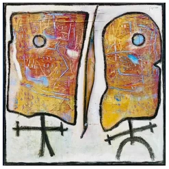 Exclusive Art Installations-- Gaspare Manos - Mask Nº 12 Shaman Nº 1 - Installation - Avvenice