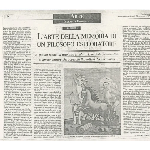 Exclusive Art Installations-- Giorgio De Chirico - Two Horses - Installation - Avvenice
