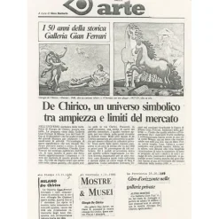 Exclusive Art Installations-- Giorgio De Chirico - Two Horses - Installation - Avvenice