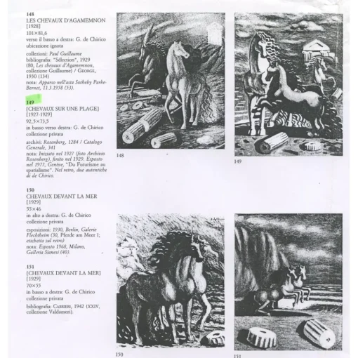 Exclusive Art Installations-- Giorgio De Chirico - Two Horses - Installation - Avvenice