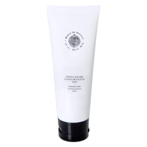 Farmacia SS. Annunziata 1561 Natural Cosmetics-- Sunscreen Cream Maximum Protection - SPF 50 - Face Line - Protection Phase - Specific - Avvenice