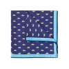 Fefe Napoli Ties & Bow Ties-Fefè Napoli - Blue Cinquecento Silk Dandy Pocket Square - Pocket-Square - Handmade in Italy - Luxury Exclusive Collection - Avvenice