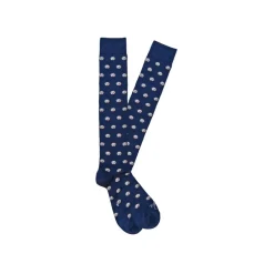 Fefe Napoli Other Accessories-Fefè Napoli - Blue Dog Dandy Men's Socks - Socks - Handmade in Italy - Luxury Exclusive Collection - Avvenice