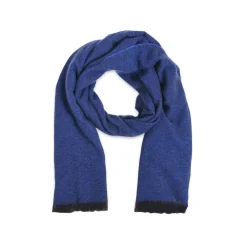 Fefe Napoli Scarves-Fefè Napoli - Blue Lagoon Cashmere Elegance Scarf - Scarves and Foulards - Handmade in Italy - Luxury Exclusive Collection - Avvenice