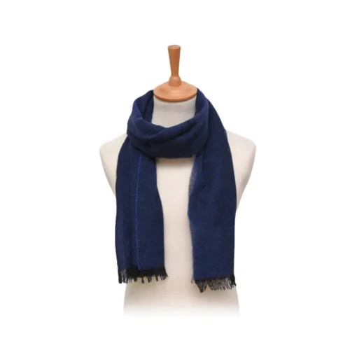 Fefe Napoli Scarves-Fefè Napoli - Blue Lagoon Cashmere Elegance Scarf - Scarves and Foulards - Handmade in Italy - Luxury Exclusive Collection - Avvenice
