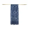 Fefe Napoli Scarves-Fefè Napoli - Blue Napoli Scaramantia Wool Scarf - Scarves and Foulards - Handmade in Italy - Luxury Exclusive Collection - Avvenice