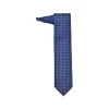 Fefe Napoli Ties & Bow Ties-Fefè Napoli - Blue Navy 7 Folds Gentleman Silk Unlined Tie - Ties - Handmade in Italy - Luxury Exclusive Collection - Avvenice