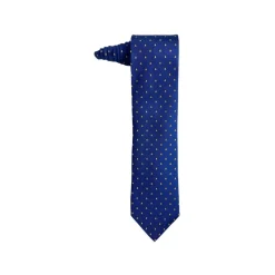 Fefe Napoli Ties & Bow Ties-Fefè Napoli - Blue Penguin Dandy Silk Tie - Ties - Handmade in Italy - Luxury Exclusive Collection - Avvenice