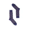 Fefe Napoli Other Accessories-Fefè Napoli - Blue Teddy Short Dandy Men's Socks - Socks - Handmade in Italy - Luxury Exclusive Collection - Avvenice