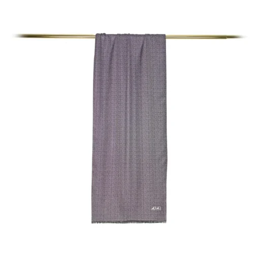 Fefe Napoli Scarves-Fefè Napoli - Bordeaux Ear Double Gentleman Scarf - Scarves and Foulards - Handmade in Italy - Luxury Exclusive Collection - Avvenice