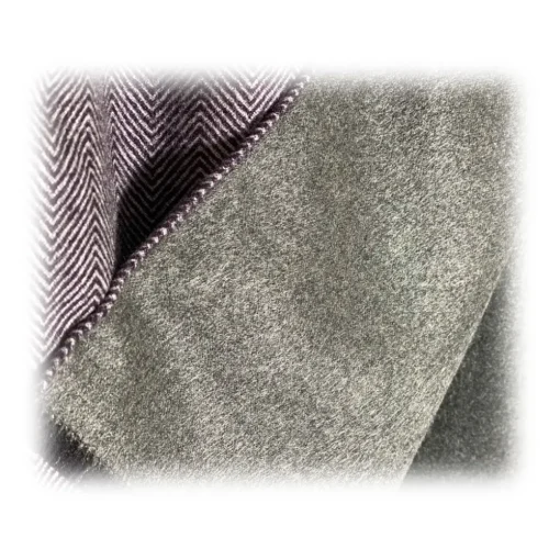 Fefe Napoli Scarves-Fefè Napoli - Bordeaux Ear Double Gentleman Scarf - Scarves and Foulards - Handmade in Italy - Luxury Exclusive Collection - Avvenice