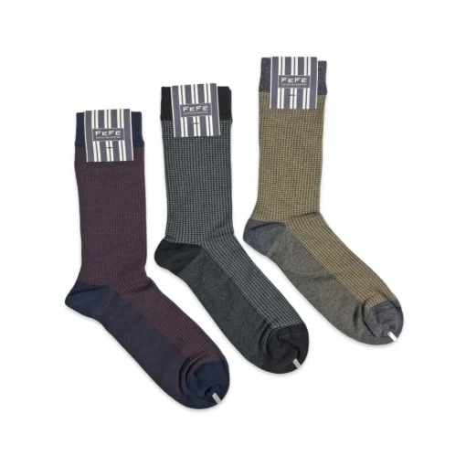 Fefe Napoli Accessories-Fefè Napoli - Gift Box Basic Short Socks - Gift Box - Handmade in Italy - Luxury Exclusive Collection - Avvenice