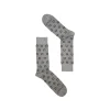 Fefe Napoli Other Accessories-Fefè Napoli - Grey Horseshoe Short Scaramantia Men's Socks - Socks - Handmade in Italy - Luxury Exclusive Collection - Avvenice