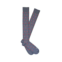Fefe Napoli Other Accessories-Fefè Napoli - Grey Lucky Horns Scaramantia Men's Socks - Socks - Handmade in Italy - Luxury Exclusive Collection - Avvenice