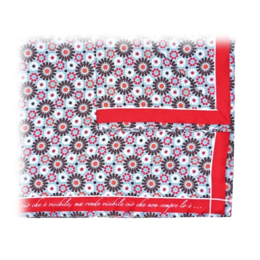 Fefe Napoli Ties & Bow Ties-Fefè Napoli - Light-Blue Cosma Silk Dandy Pocket Square - Pocket-Square - Handmade in Italy - Luxury Exclusive Collection - Avvenice