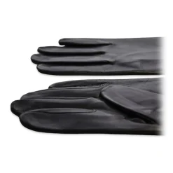 Fefe Napoli Other Accessories-Fefè Napoli - Men's Black Leather Gloves - Gloves - Handmade in Italy - Luxury Exclusive Collection - Avvenice