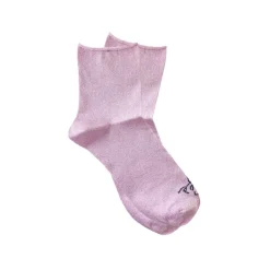 Fefe Napoli Other Accessories-Fefè Napoli - Pink Lurex Woman Socks - Socks - Handmade in Italy - Luxury Exclusive Collection - Avvenice