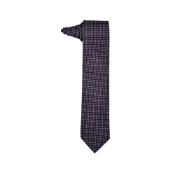 Fefe Napoli Ties & Bow Ties-Fefè Napoli - White Pois Black Gentleman Silk Tie - Ties - Handmade in Italy - Luxury Exclusive Collection - Avvenice