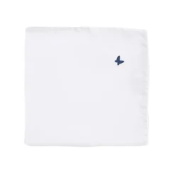 Fefe Napoli Ties & Bow Ties-Fefè Napoli - White Silk Gentleman Pocket Square - Pocket-Square - Handmade in Italy - Luxury Exclusive Collection - Avvenice