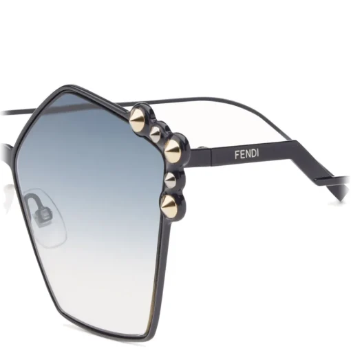 Fendi Sunglasses & Eyewear-- Can Eye - Blue Pentagonal Oversize Sunglasses - Sunglasses - Eyewear - Avvenice