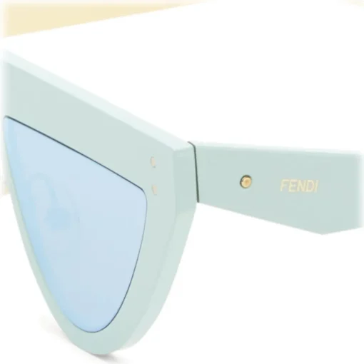 Fendi Sunglasses & Eyewear-- DeFender - Flat Top Sunglasses - Aqua Green - Sunglasses - Eyewear - Avvenice