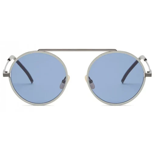 Fendi Sunglasses & Eyewear-- Everyday - Ruthenium Rounded Sunglasses - Sunglasses - Eyewear - Avvenice