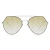 Fendi Sunglasses & Eyewear-- Eyeline - Aviator Sunglasses - Ruthenium - Sunglasses - Eyewear - Avvenice