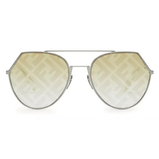 Fendi Sunglasses & Eyewear-- Eyeline - Aviator Sunglasses - Ruthenium - Sunglasses - Eyewear - Avvenice