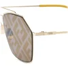 Fendi Sunglasses & Eyewear-- Eyeline - Rectangular Sunglasses - Yellow - Sunglasses - Eyewear - Avvenice