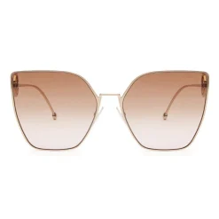 Fendi Sunglasses & Eyewear-- F is - Cat Eye Sunglasses - Gold - Sunglasses - Eyewear - Avvenice