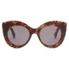 Fendi Sunglasses & Eyewear-- F is - Havana Gray FF Cat Eye Sunglasses - Sunglasses - Eyewear - Avvenice
