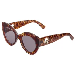 Fendi Sunglasses & Eyewear-- F is - Havana Gray FF Cat Eye Sunglasses - Sunglasses - Eyewear - Avvenice