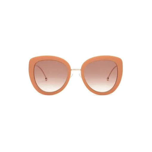 Fendi Sunglasses & Eyewear-- F is - Round Sunglasses - Orange - Sunglasses - Eyewear - Avvenice
