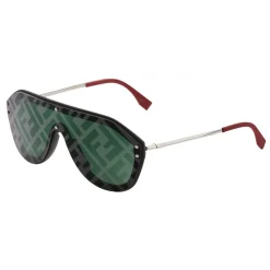 Fendi Sunglasses & Eyewear-- Fabulous - Black Mask Oversize Sunglasses - Sunglasses - Eyewear - Avvenice